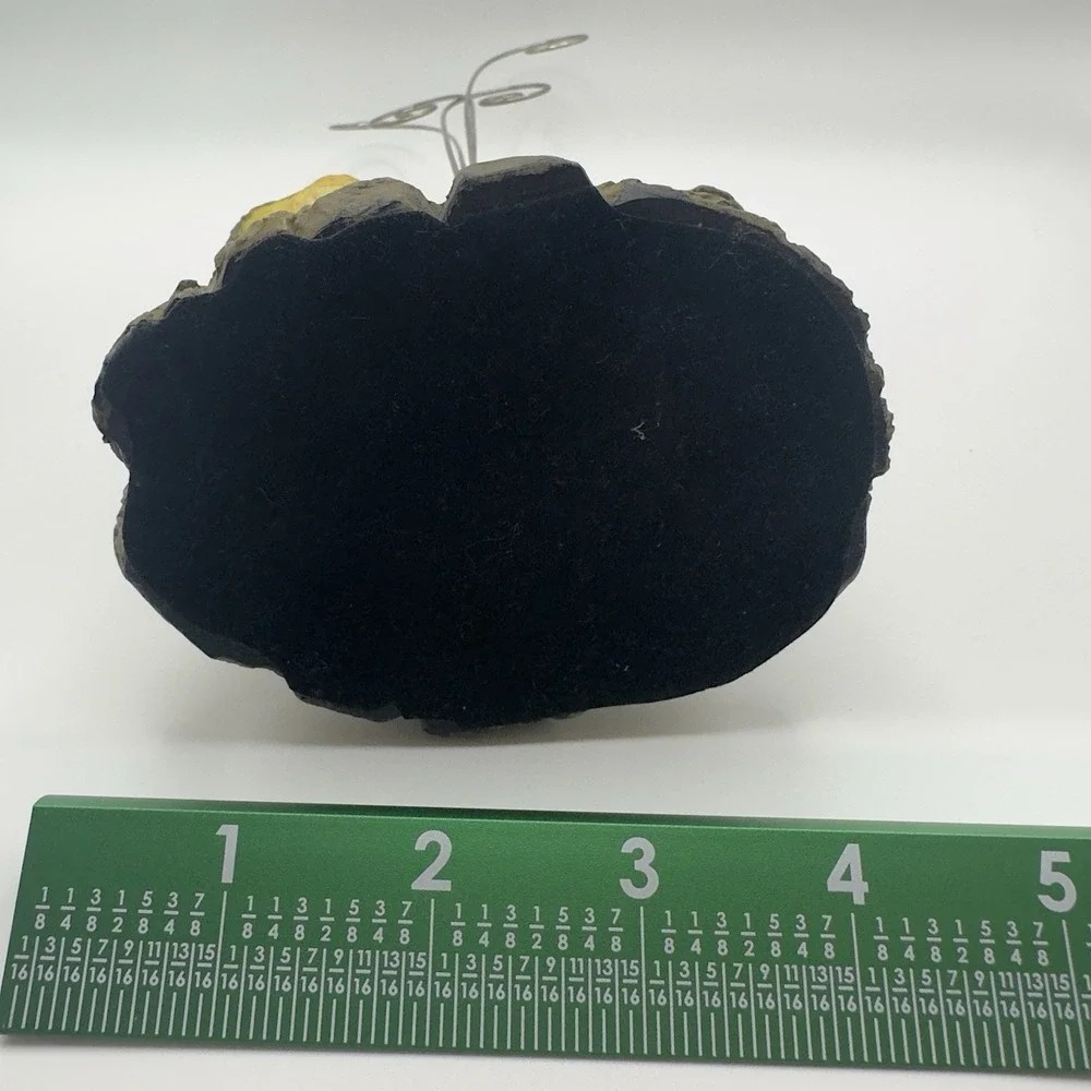 Resin Bird Figurine Photo Holder Double Spiral Wire Stand Vintage Home Decor - Picture 5 of 9